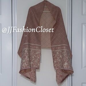 Rose/Cream Elegant Scarf